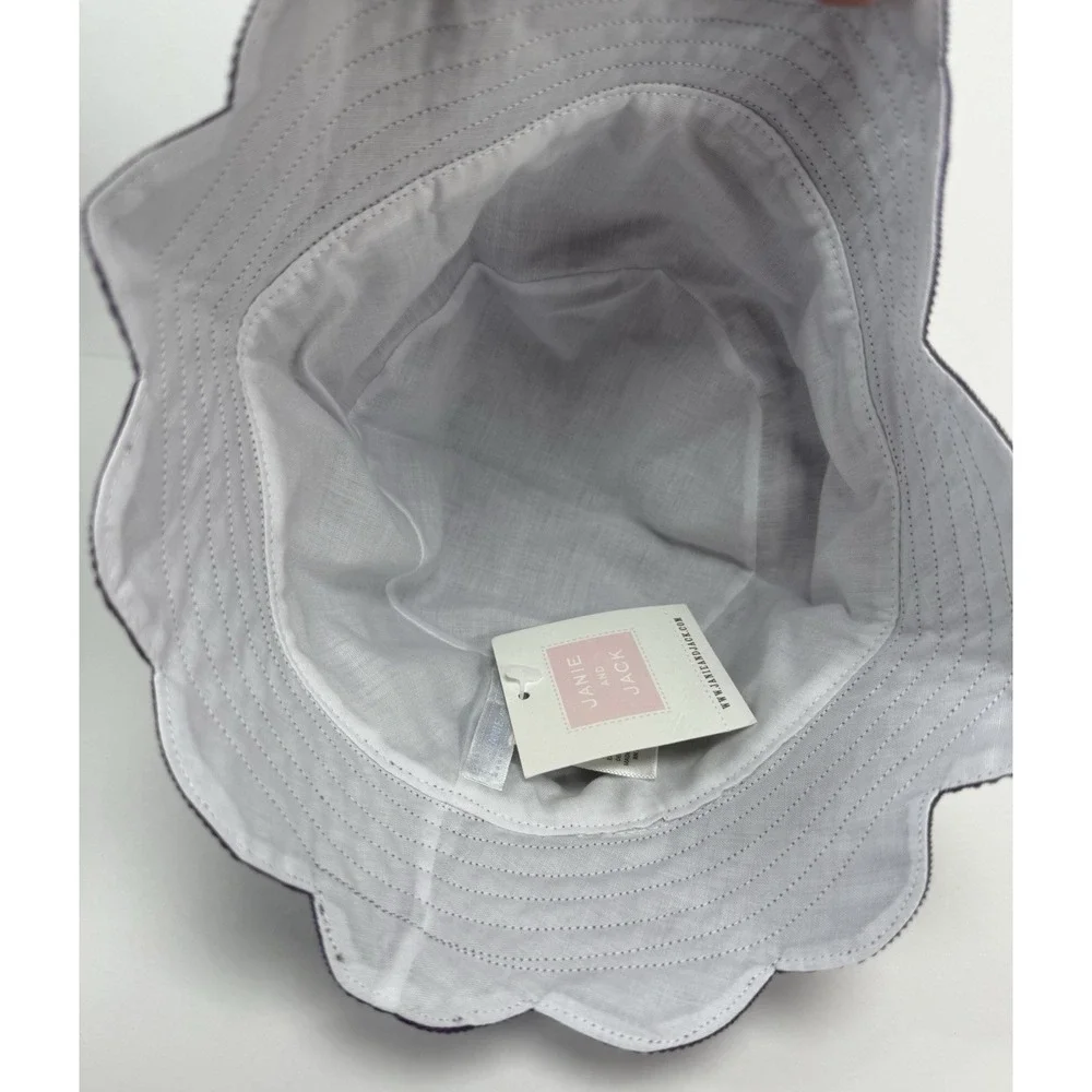 Janie & Jack purple floral corduroy bucket hat 12-24mo Toddlers